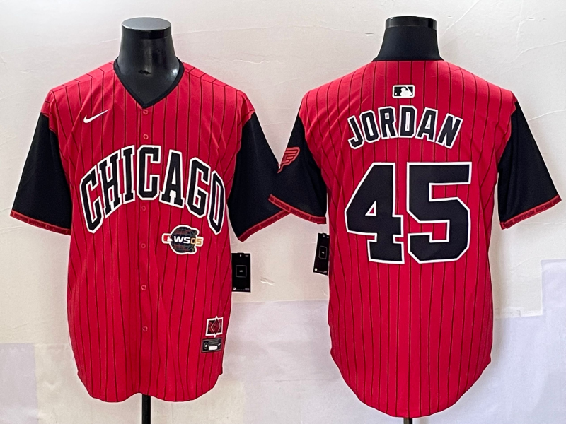 Men Chicago White Sox #45 Jordan red Nike MLB 2026 jersey 06540016
